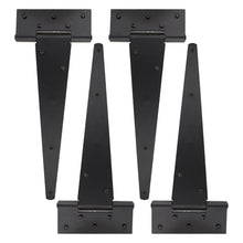 Load image into Gallery viewer, Triangle Door Hinge 4Pk - Heavy Duty 12in Farmhouse Style Door Hinges