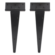 Load image into Gallery viewer, Triangle Door Hinge 2Pk - Heavy Duty 12in Farmhouse Style Door Hinges