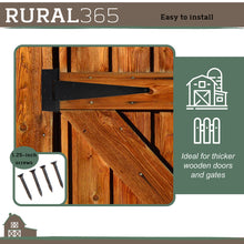 Load image into Gallery viewer, Triangle Door Hinge 2Pk - Heavy Duty 12in Farmhouse Style Door Hinges
