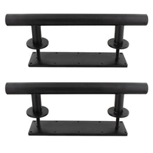 Load image into Gallery viewer, Sliding Barn Door Handle Set 2pk 12in - Black Barn Door Pull Handles