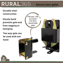 Load image into Gallery viewer, Farm Gate Latch 2 Way Gate Latch Black Two Way Gate Latch for Ranches