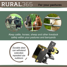 Load image into Gallery viewer, Livestock One Way Latch for Cattle Gate - Black Farm Gate Metal Gate