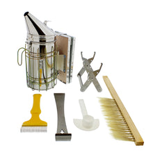 Load image into Gallery viewer, Beekeeping Kit for Beginners - 6 Piece Honey Bee Smoker Starter Kit
