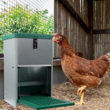 Load image into Gallery viewer, Chicken Treadle Feeder - 17.6 lb. Chicken Feeder with Pressure Lever
