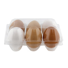 Load image into Gallery viewer, Plastic Egg Carton for 6 Eggs 12ct Reusable Chicken Egg Holder
