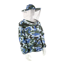 Load image into Gallery viewer, Beekeeping Jacket and Hat - Camo Pullover Beekeeping Jacket, OSFA
