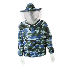 Load image into Gallery viewer, Beekeeping Jacket and Hat - Camo Pullover Beekeeping Jacket, OSFA
