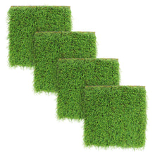 Load image into Gallery viewer, Artificial Turf Square 4pk Faux Synthetic Grass Pad for Chickens 12in x 12in
