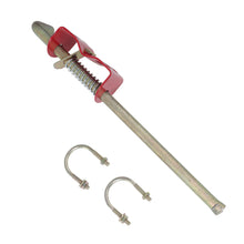 Load image into Gallery viewer, Gate Anchor Cane Bolt 18in Spring-Loaded Gate Drop Rod Cattle Gate
